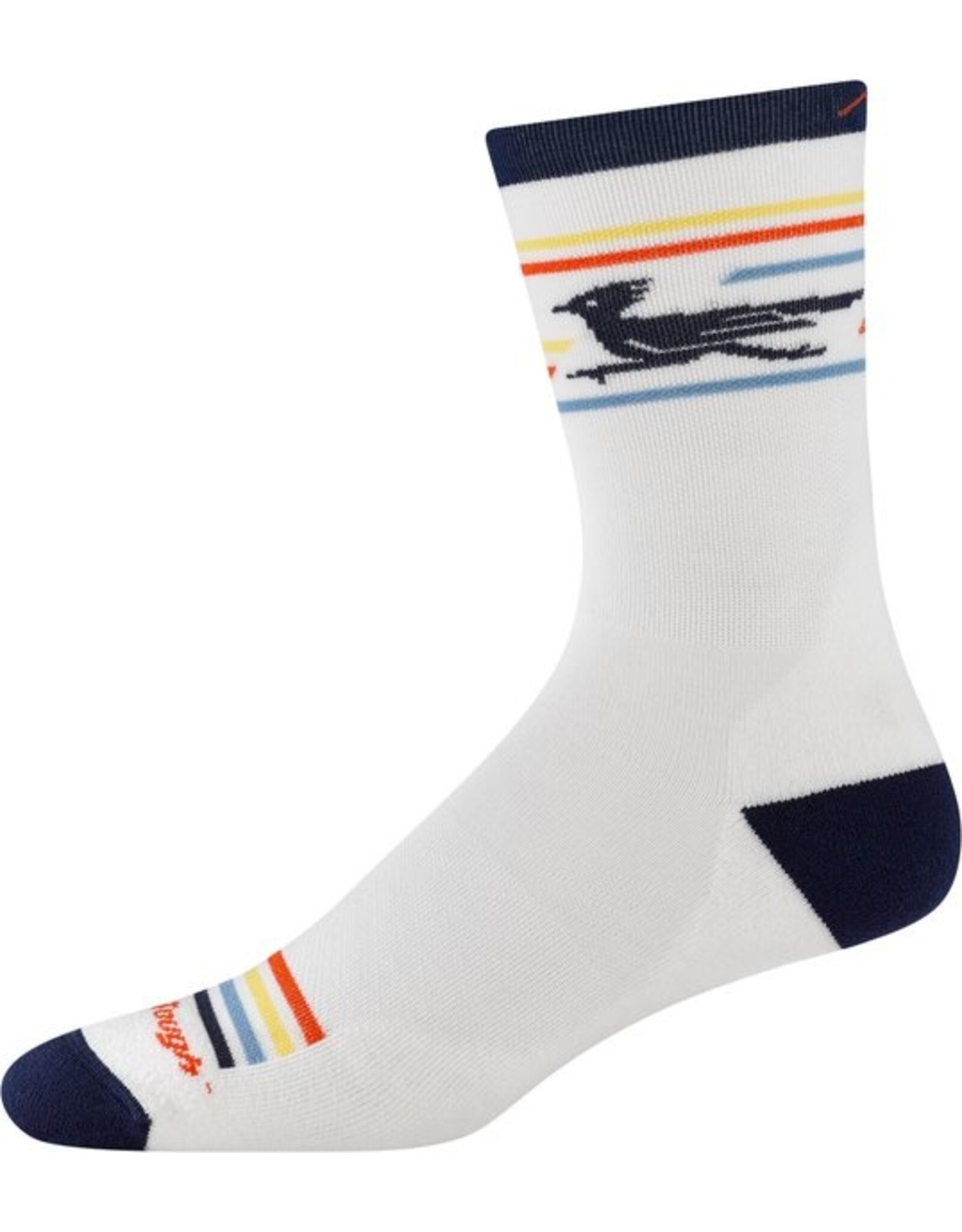 Darn Tough Frontrunner Micro Crew Ultra-Lightweight with Cushion - White