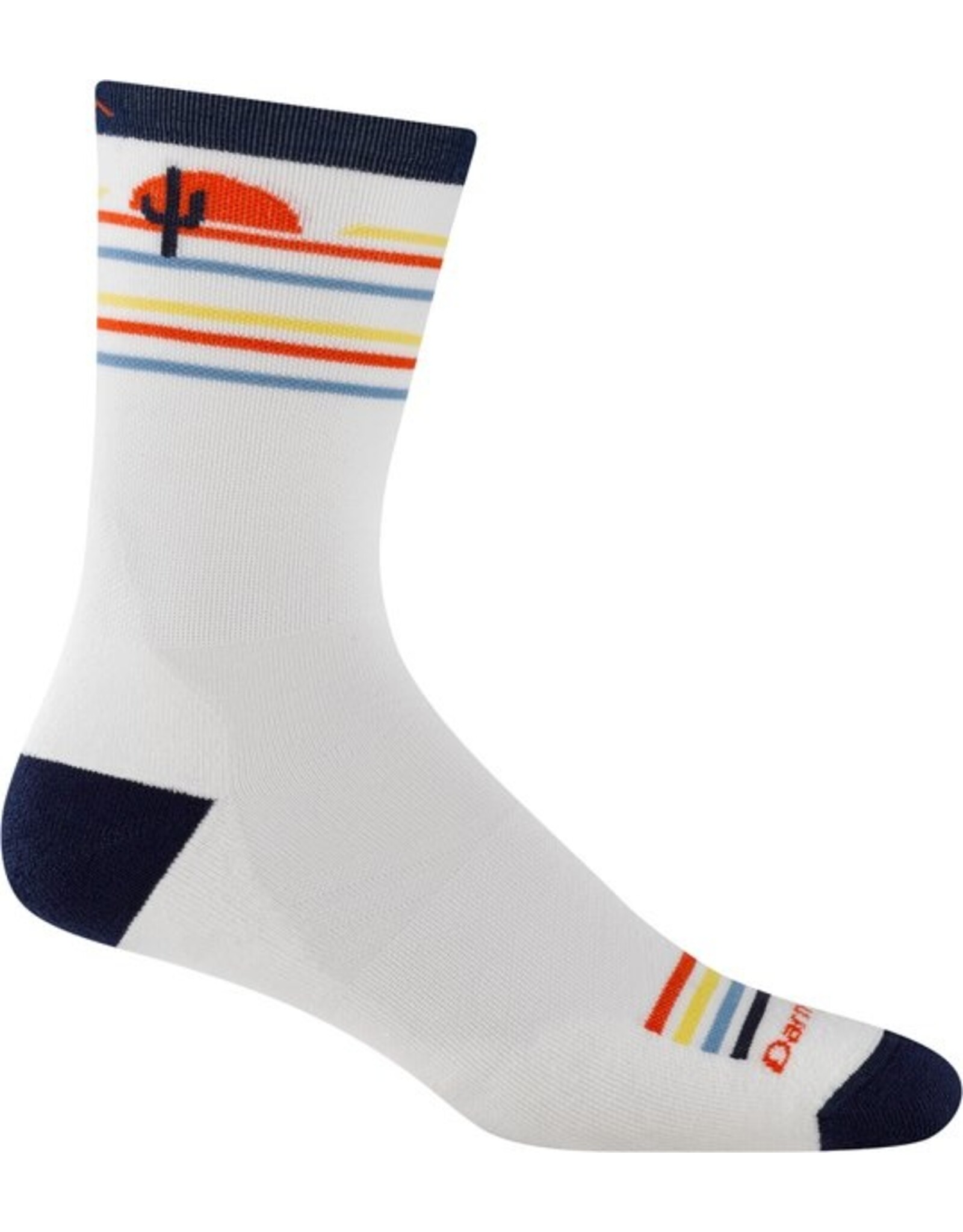 Darn Tough Frontrunner Micro Crew Ultra-Lightweight with Cushion - White