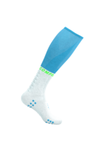 Compressport Full Socks Oxygen - Norse Blue/Neon Green