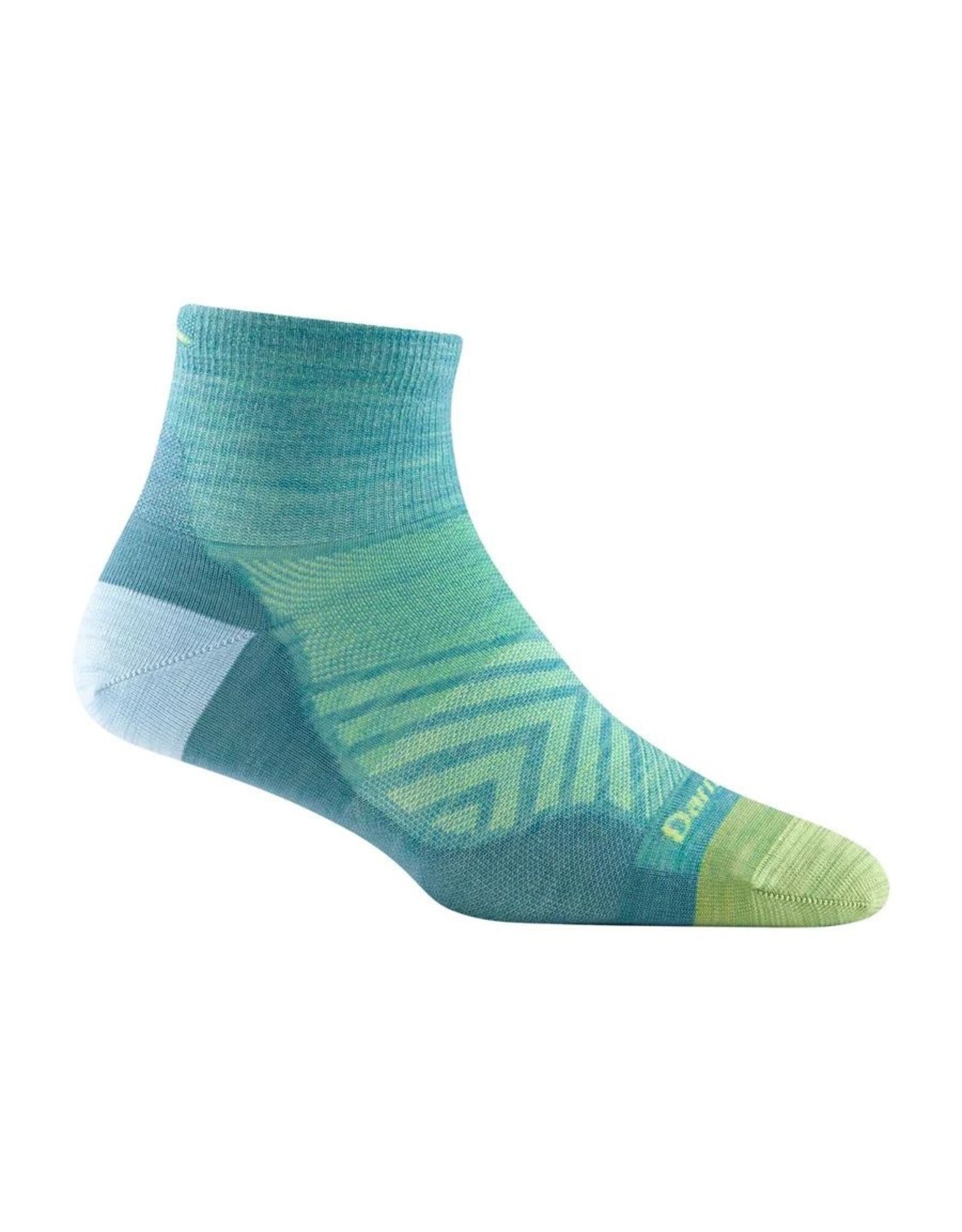 Darn Tough Run 1/4 Ultra-Lightweight - Aqua