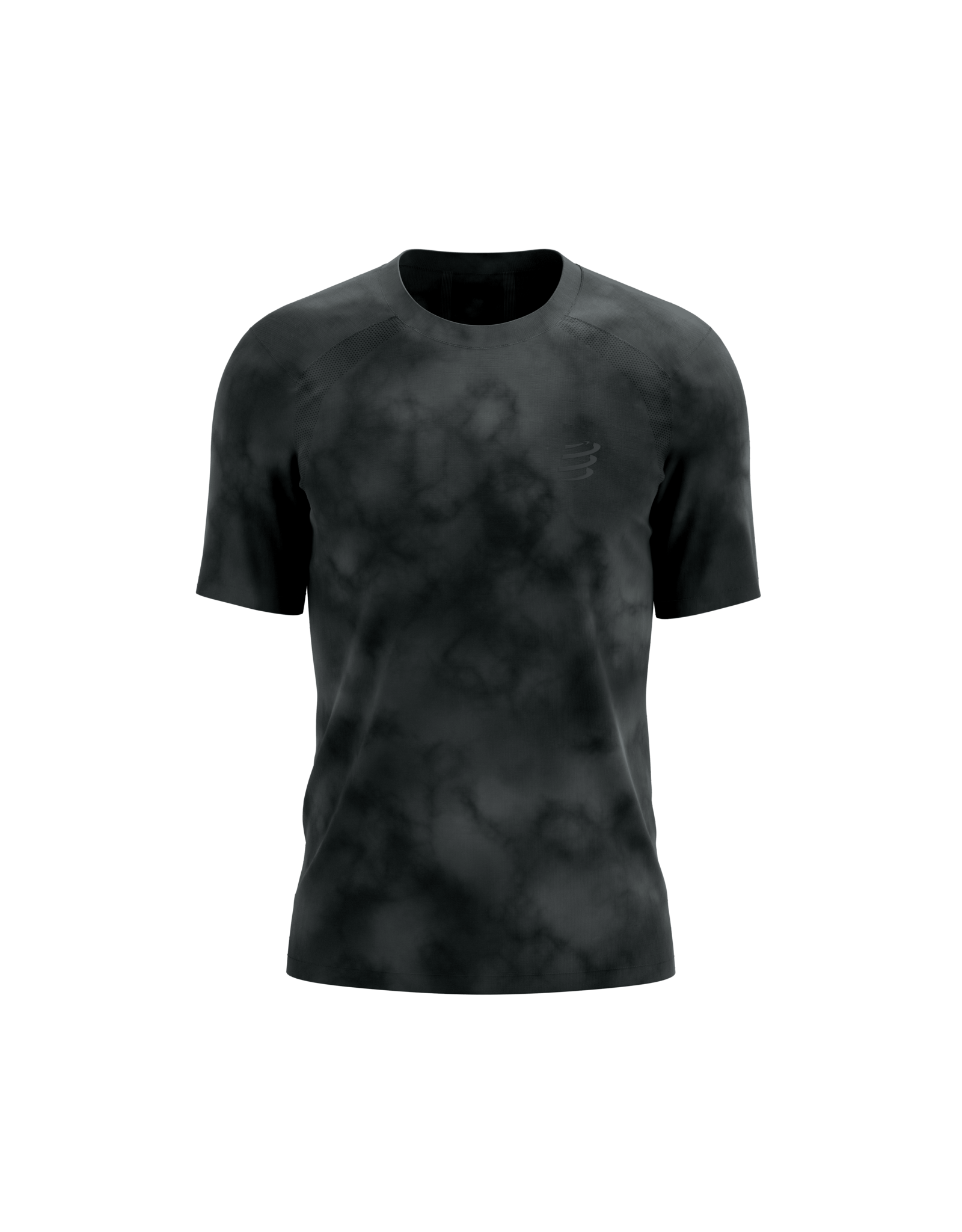 Compressport Performance SS Tshirt M - Black Tie Dye