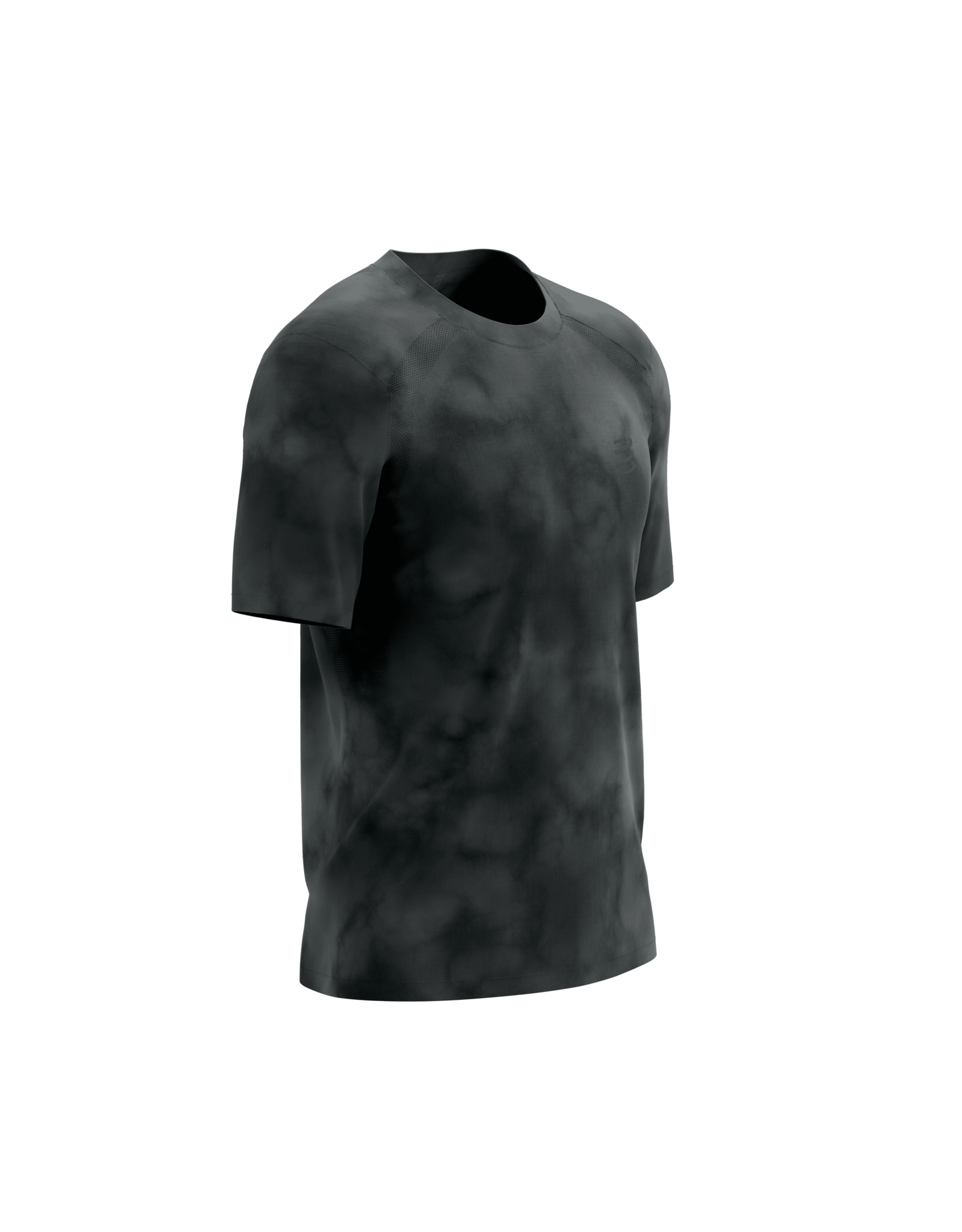 Compressport Performance SS Tshirt M - Black Tie Dye