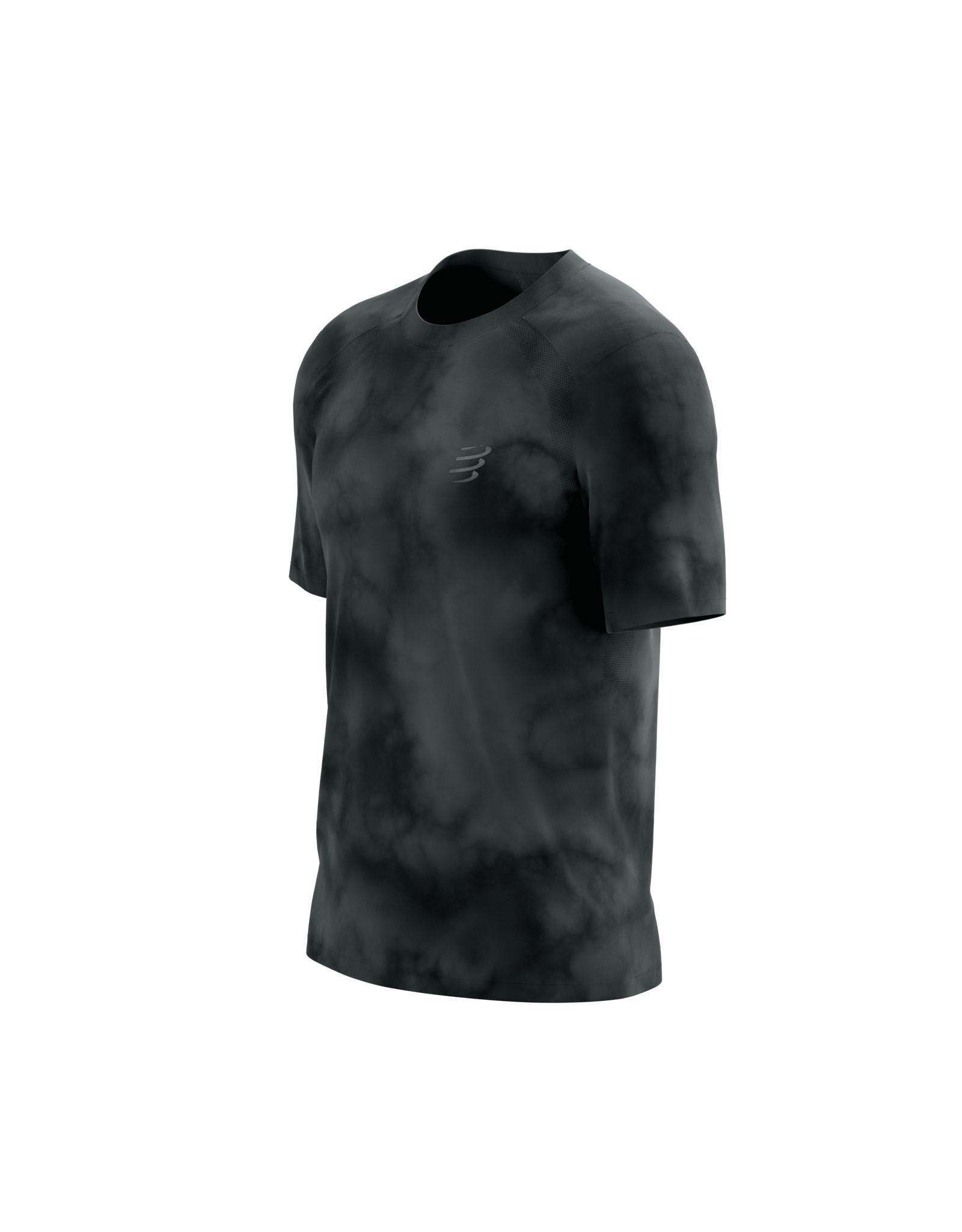 Compressport Performance SS Tshirt M - Black Tie Dye