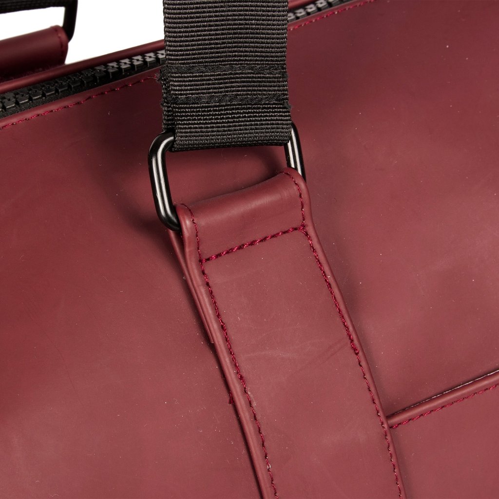 New Rebels New Rebels Mart Pittsburg Burgundy 39L Weekender Travel Bag Water Repellent