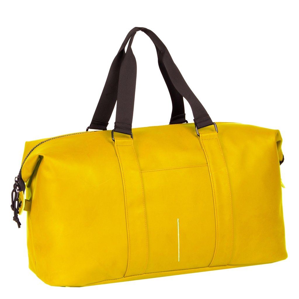 New Rebels Mart Pittsburg Yellow 39L Weekender Travel Bag Water Repellent