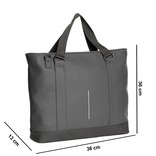 New Rebels Mart Charleston Zwart 23L Shopper Waterafstotend