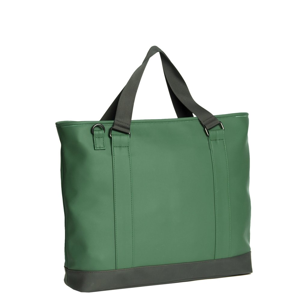 New Rebels New Rebels Mart Charleston Donkergroen 21L Shopper Waterafstotend