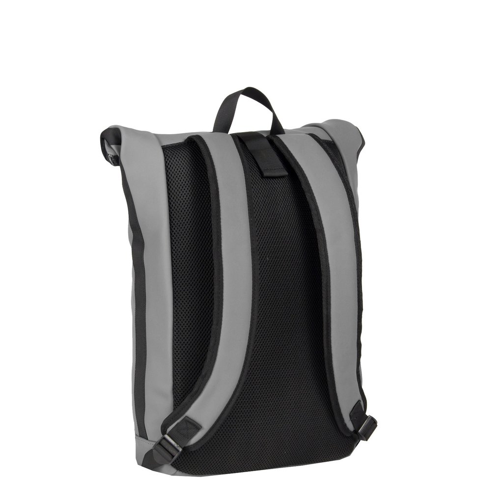 New Rebels Mart New York Antraciet 19L Rugtas Rolltop Waterafstotend Laptop 15.6