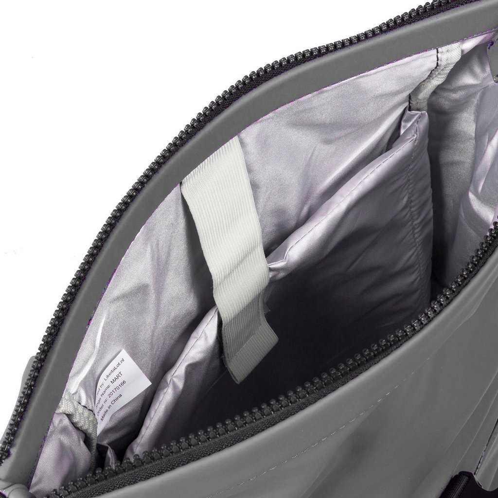 backpack with zipper on top