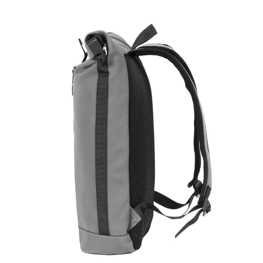 New Rebels New Rebels Mart New York Anthrazit 21L Rucksack Rolltop Wasserabweisend Laptop 15.6"
