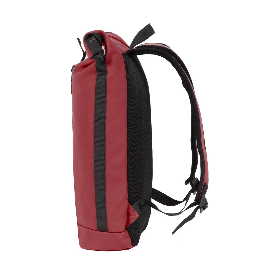 New-Rebels® Mart - Roll-Top - Backpack - Burgundy - Large II - 30x12x43cm - Backpack