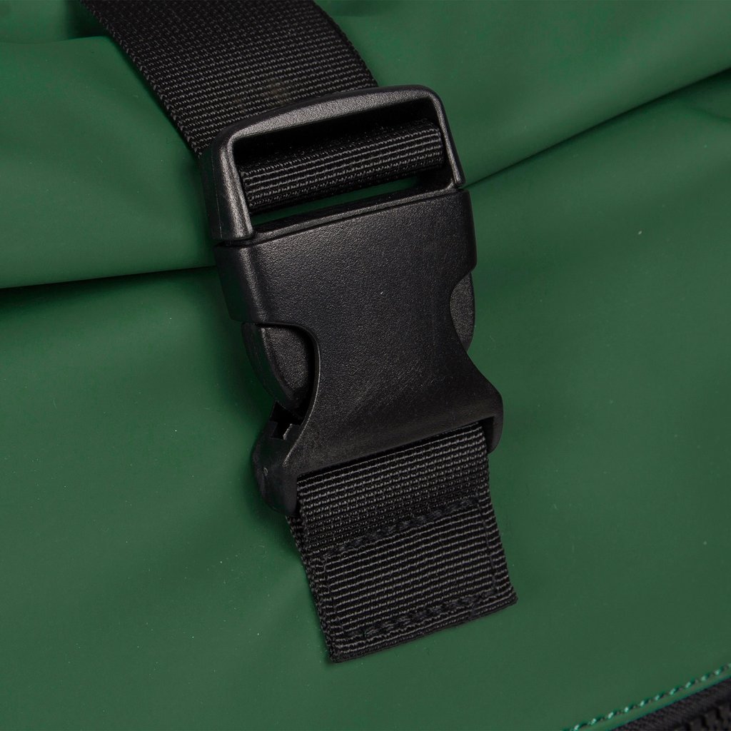 New Rebels New Rebels Mart New York Dark Green 21L Backpack Rolltop Water Repellent Laptop 15.6"