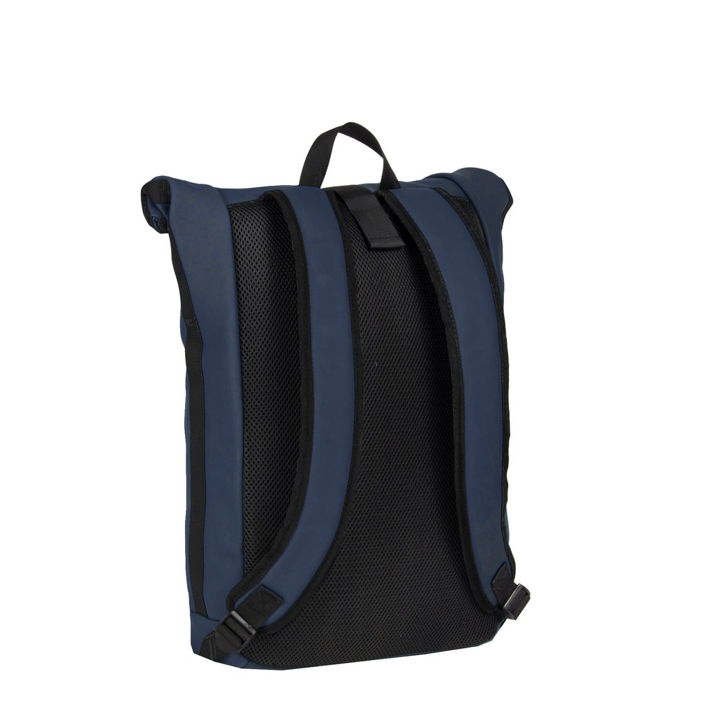 New Rebels New Rebels Mart New York Navy 21L Rugtas Rolltop Waterafstotend Laptop 15.6"