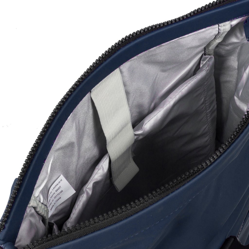 New Rebels New Rebels Mart New York Navy 21L Rugtas Rolltop Waterafstotend Laptop 15.6"