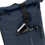 New Rebels Mart New York Marineblau 19L Rucksack Rolltop Wasserabweisend Laptop 15.6