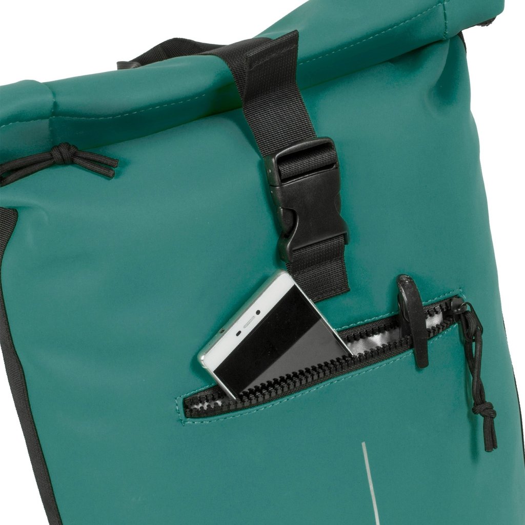 New Rebels New Rebels Mart New York Petrol 21L Rugtas Rolltop Waterafstotend Laptop15.6"