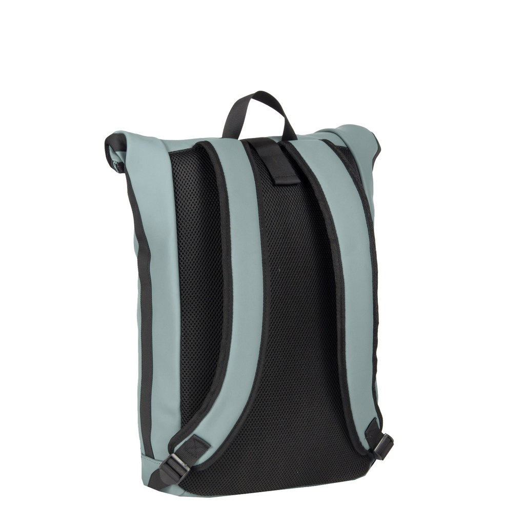 New Rebels New Rebels Mart New York Soft Blue 21L Backpack Rolltop Water Repellent Laptop 15.6"
