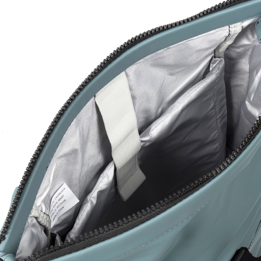 New Rebels New Rebels Mart New York Soft Blue 21L Backpack Rolltop Water Repellent Laptop 15.6"