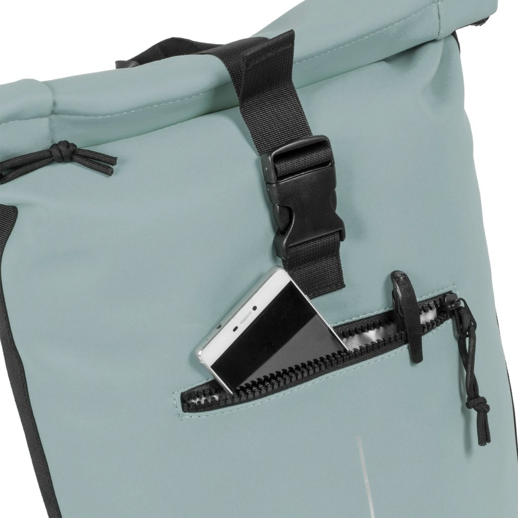 New Rebels New Rebels Mart New York Soft Blau 21L Rucksack Rolltop Wasserabweisend Laptop 15.6"