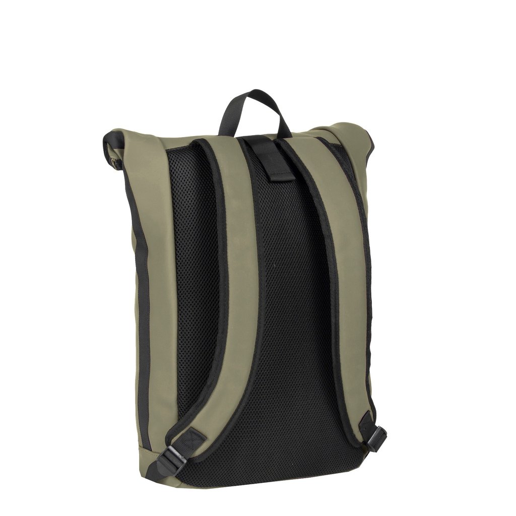 New Rebels New Rebels Mart New York Taupe 21L Rucksack Rolltop Wasserabweisend Laptop 15.6"