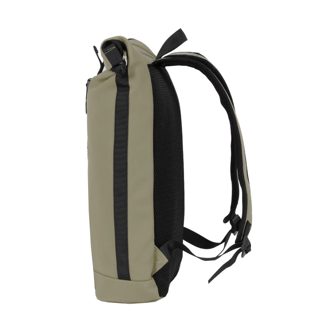 New Rebels New Rebels Mart New York Taupe 21L Rugtas Rolltop Waterafstotend Laptop 15.6"