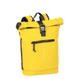 Mart New York Yellow 21L Backpack Rolltop Water Repellent Laptop 15.6"