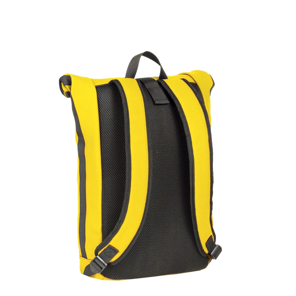New Rebels New Rebels Mart New York Yellow 21L Backpack Rolltop Water Repellent Laptop 15.6"
