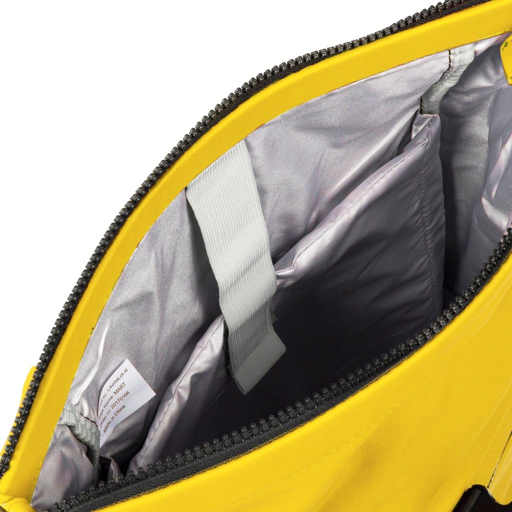 New Rebels New Rebels Mart New York Yellow 21L Backpack Rolltop Water Repellent Laptop 15.6"