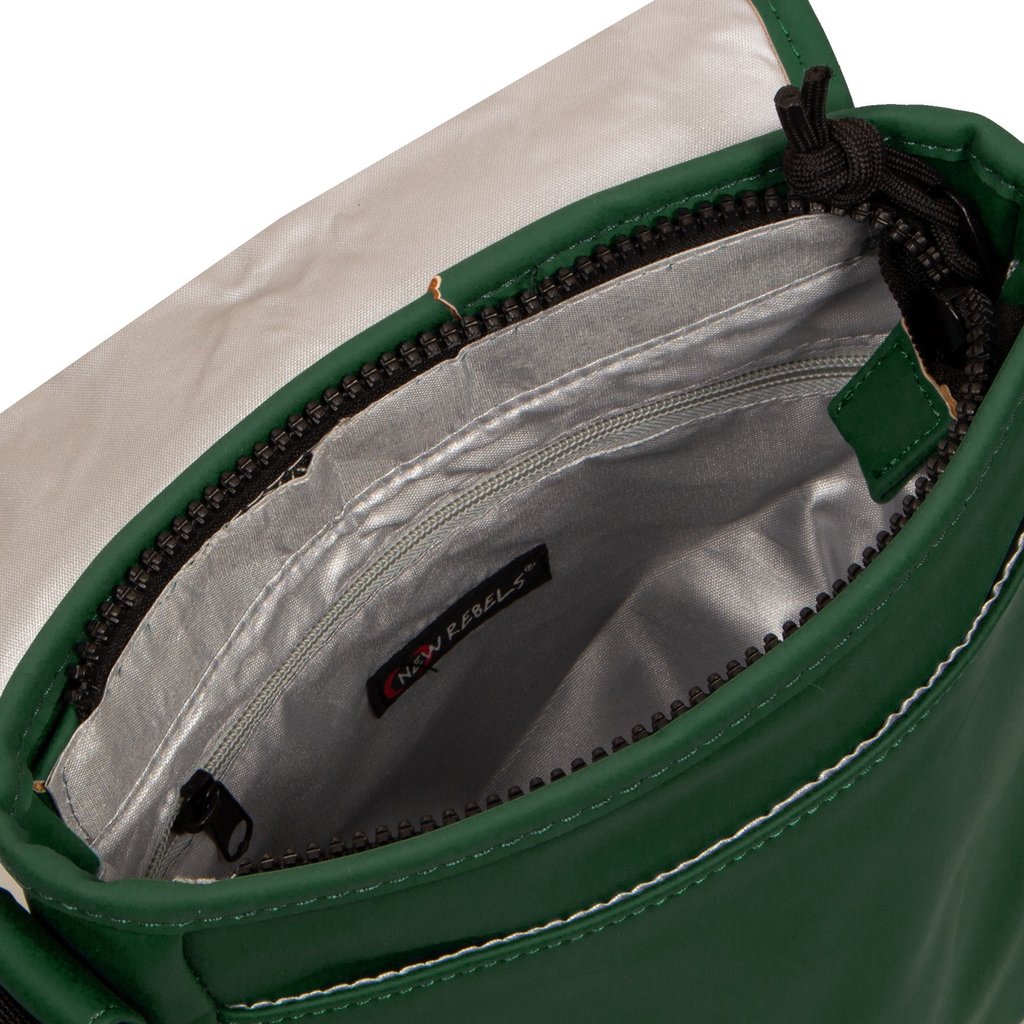 New Rebels® Mart Shoulderbag A5 Flapover Dark Green VII