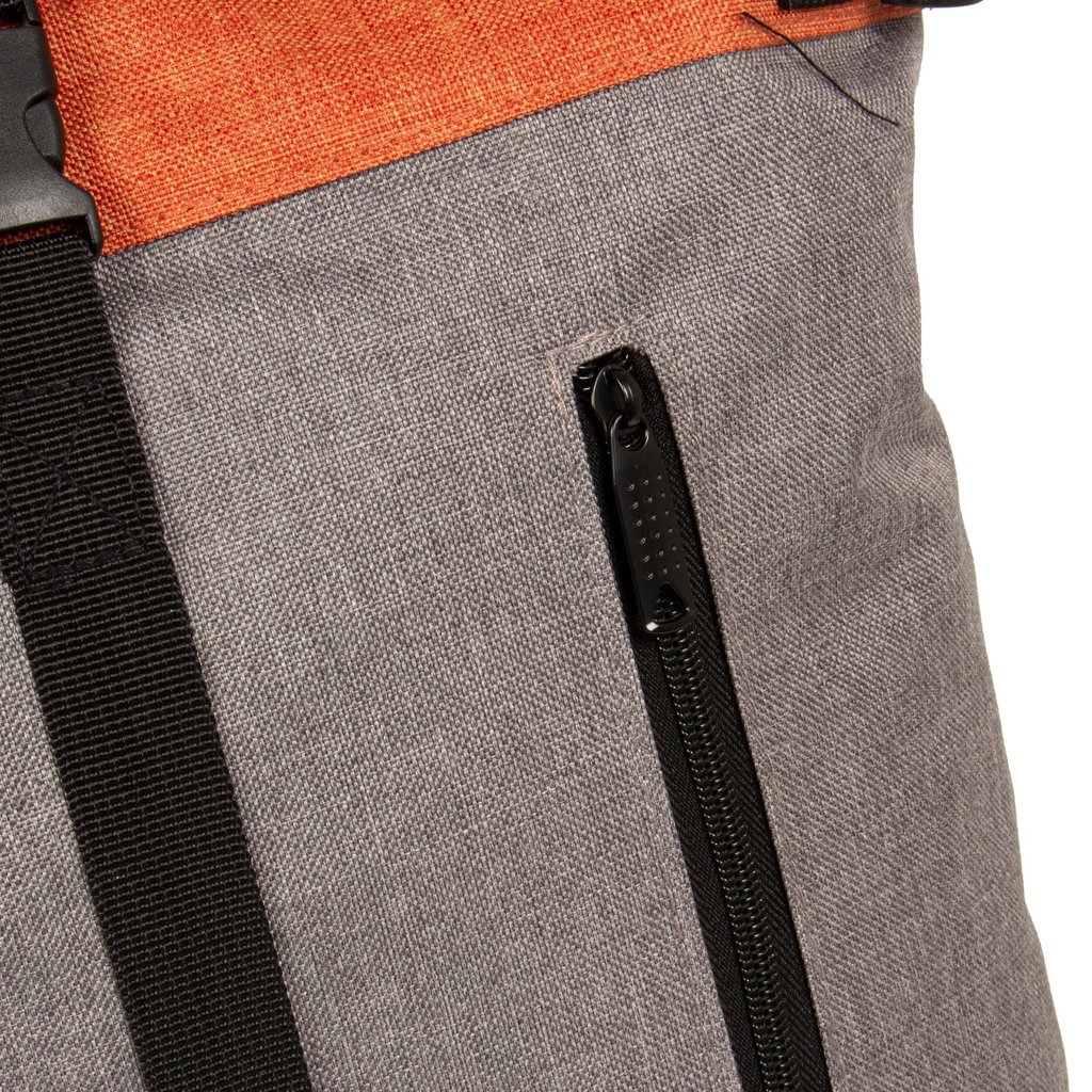 New Rebels ® Creek Roll Top Backpack Anthracite/Orange VII