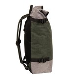 New Rebels® Creek Roll Top Backpack Dark Green/Anthracite VII | Rucksack