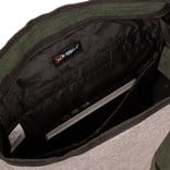 New Rebels® Creek Roll Top Backpack Dark Green/Anthracite VII | Rugtas | Rugzak