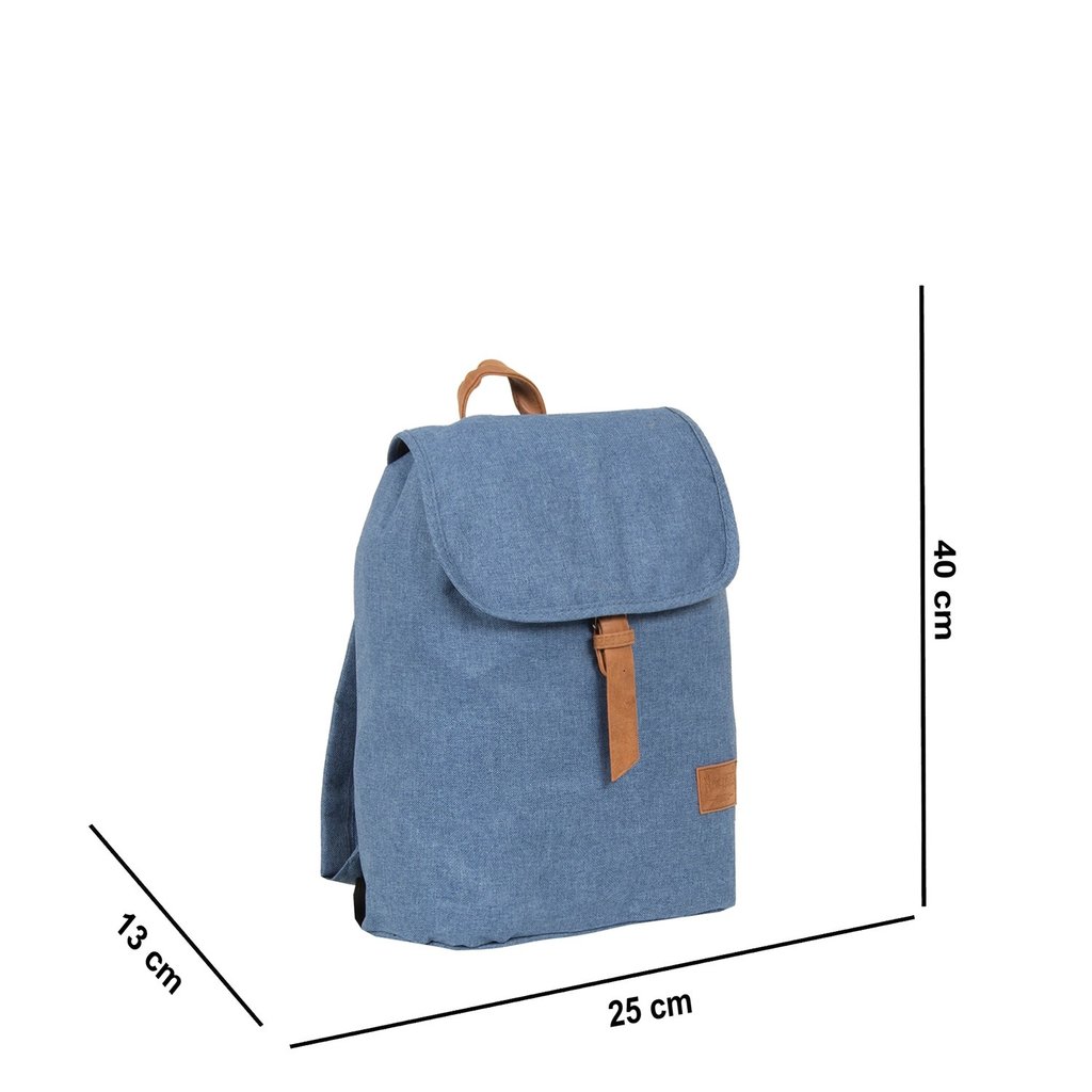 New Rebels New Rebels ® Heaven Small Mit Überschlag Rucksack Soft Blau XIX | Rucksack