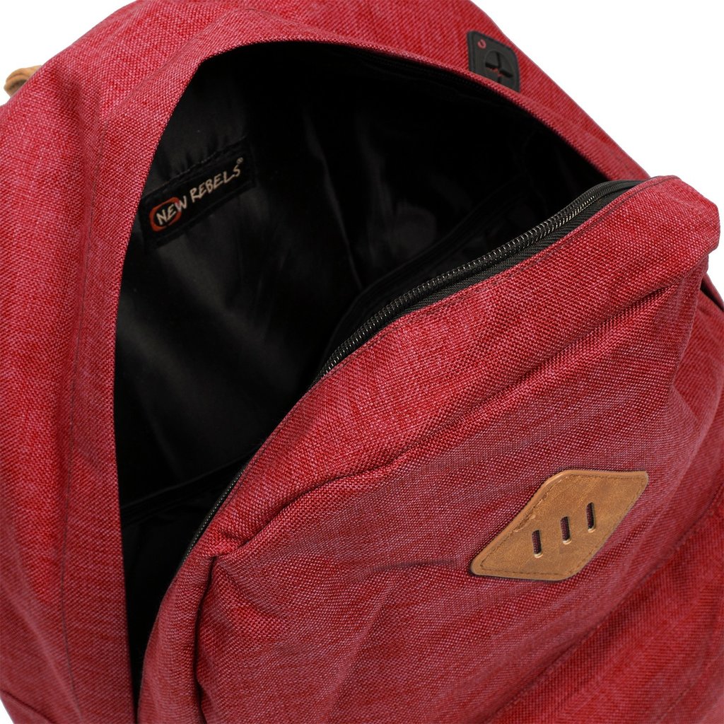 New Rebels New Rebels ® Heaven - Rugzak - 16L - Polyester - Burgundy
