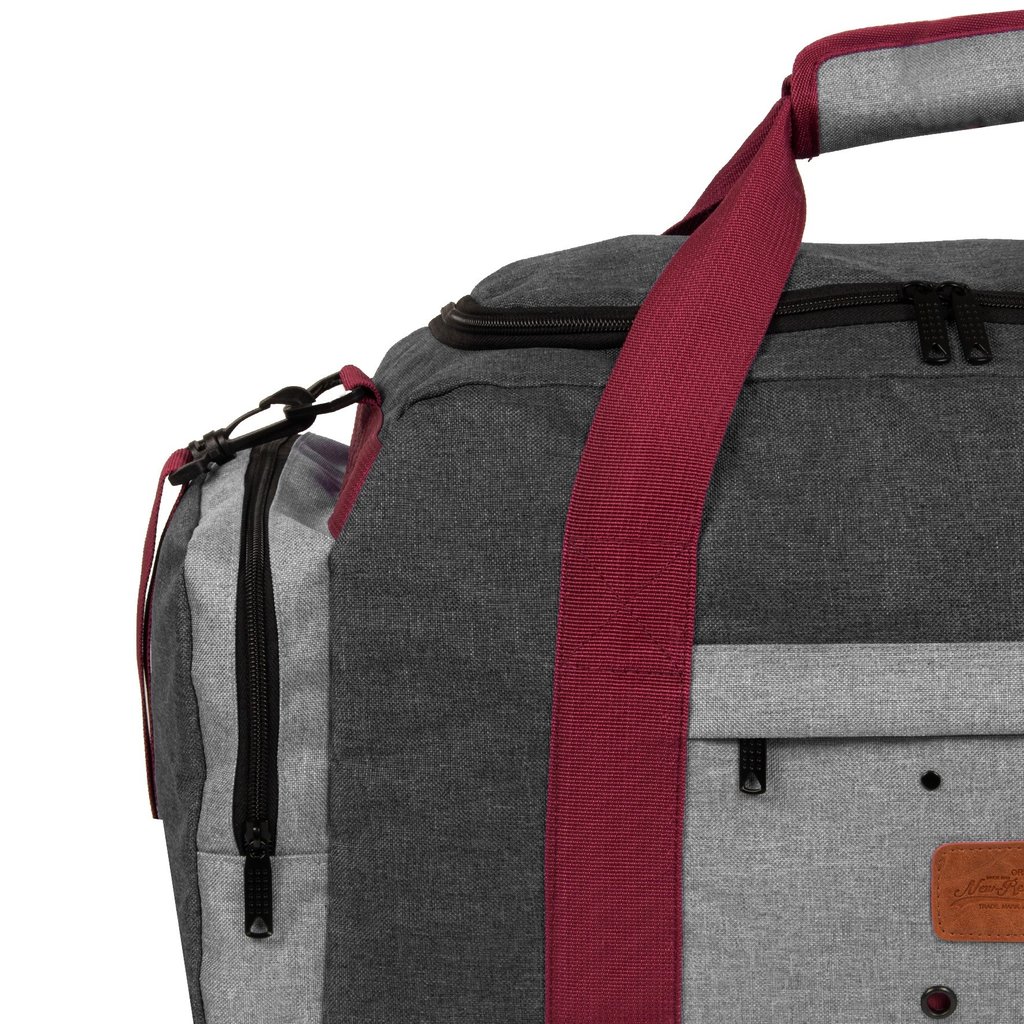New Rebels New Rebels ® Wodz Sports Bag Anthracite/Grey Medium V | Weekendtas | Sporttas