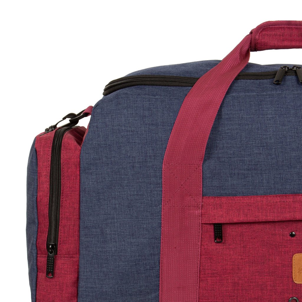 New Rebels ® Wodz Sports Bag Navy/Burgundy Medium V | Weekendtas | Sporttas