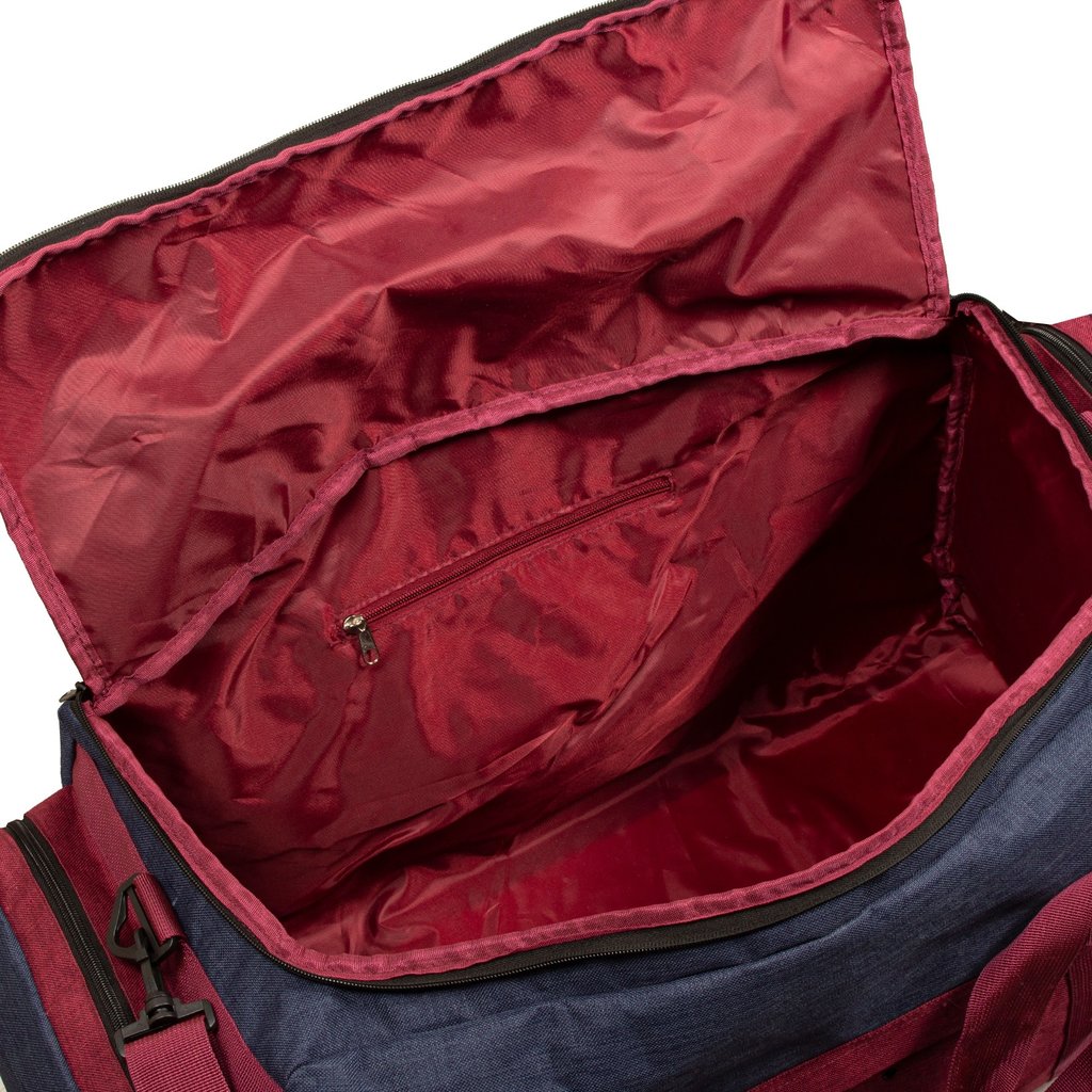 New Rebels® Wodz Sports Bag Navy/Burgundy Large VI | Reisetasche | Sporttasche