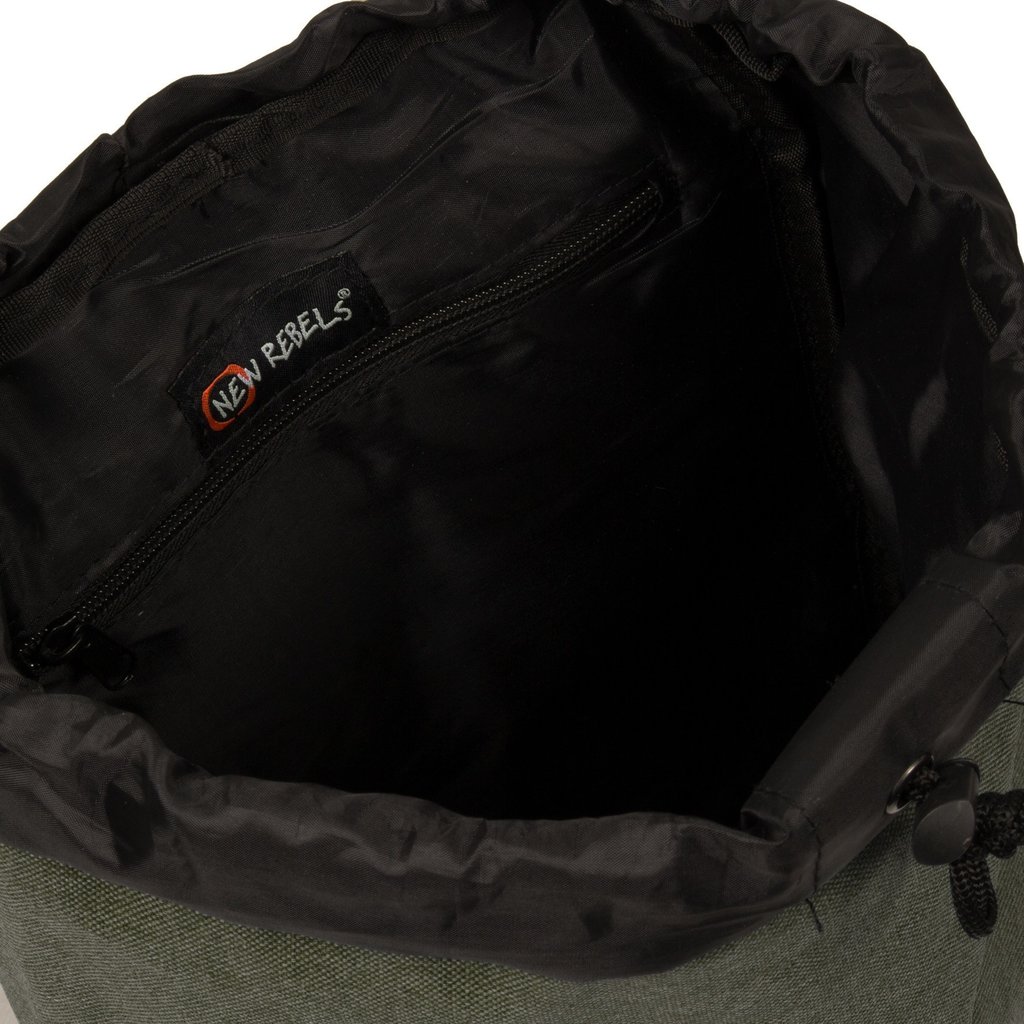 New Rebels New Rebels ® Heaven Small Flap Backpack Dark Green XIX
