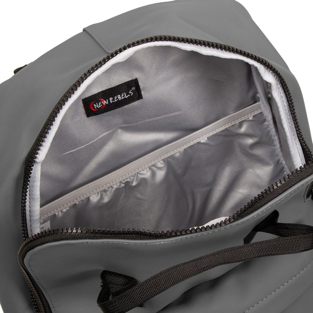 New Rebels New Rebels Mart Chicago Antraciet 17L Rugtas Waterafstotend Laptop 13"