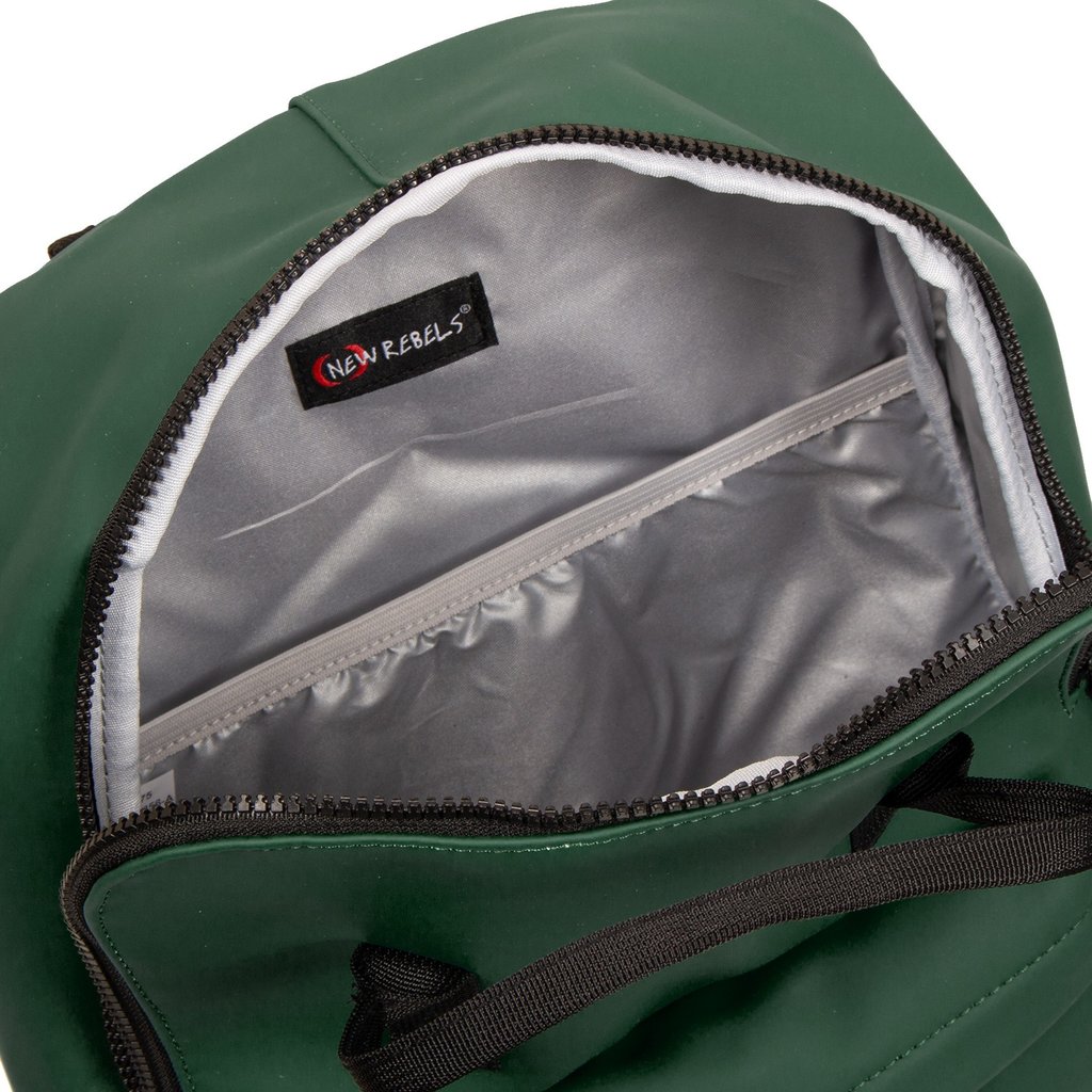 New Rebels New Rebels Mart Chicago Dark Green 17L Backpack Water Repellent Laptop 13"