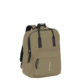 New Rebels New Rebels Mart Chicago Taupe 17L Rugtas Waterafstotend Laptop 13"