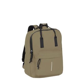 Mart Chicago Taupe 9L Backpack Water Repellent Laptop 13"