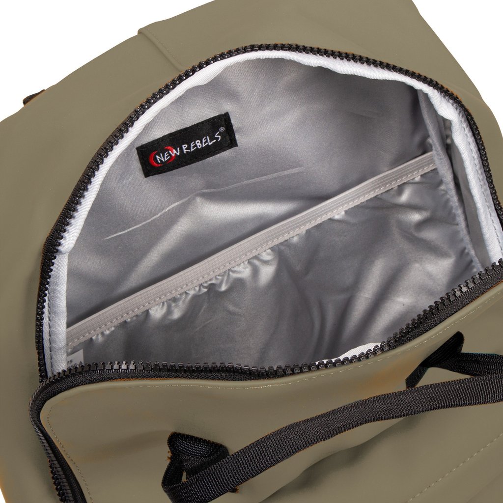 New Rebels Mart Chicago Taupe 17L Backpack Water Repellent Laptop 13"
