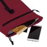 New Rebels New Rebels Mart Los Angeles Burgundy 7L Rolltop Backpack Water Repellent New Rebels New Rebels Mart Los Angeles Burgundy 7L Rolltop Backpack Water Repellent