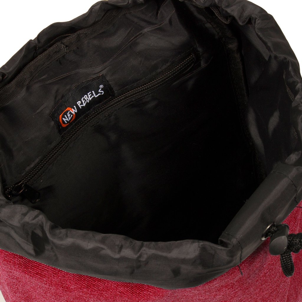 New Rebels New Rebels ® Heaven Small Mit Überschlag Rucksack Burgundy XIX | Rucksack