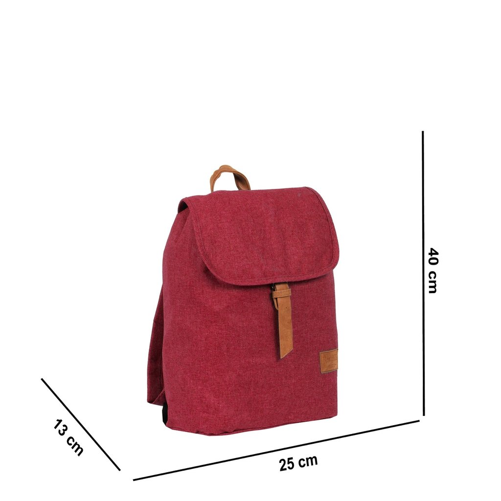 New Rebels New Rebels ® Heaven Small Mit Überschlag Rucksack Burgundy XIX | Rucksack