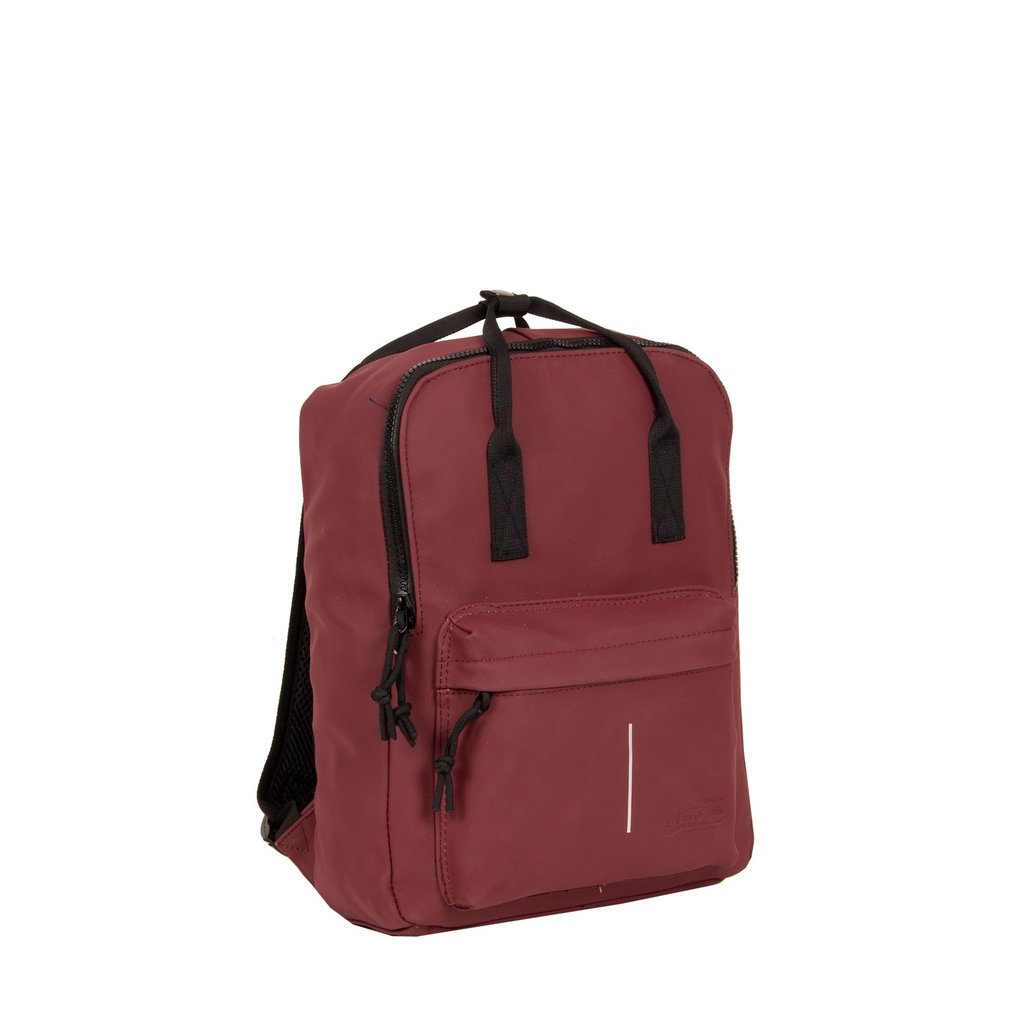burgundy backpack