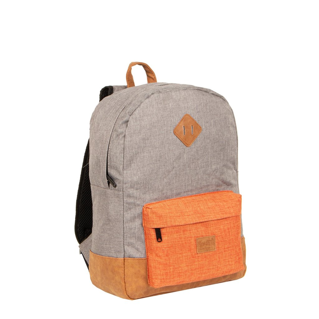 New Rebels ® Creek Round Shape Backpack Anthracite/Orange VI