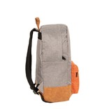 Creek Round Shape Backpack Anthracite/Orange VI