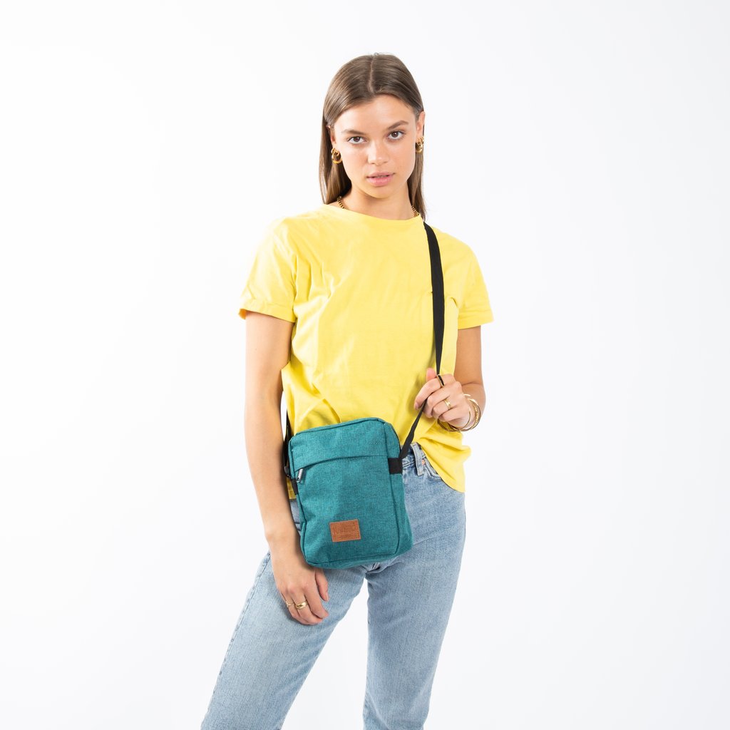 New Rebels New Rebels ® Heaven Top Zip Dunkelgrün V | Umhängetasche